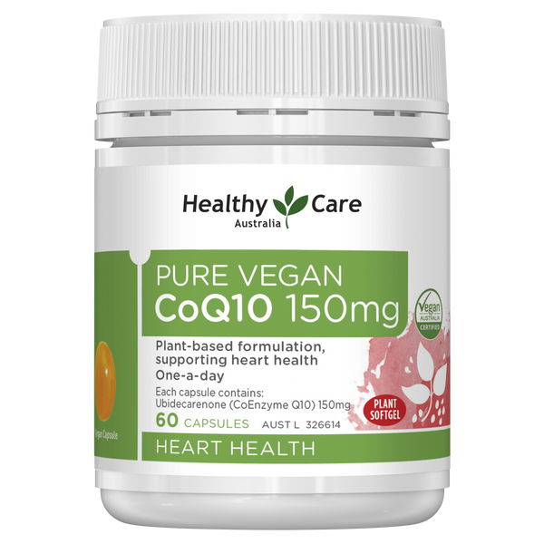 Healthy Care Pure Vegan CoQ10 150mg 60 Capsules