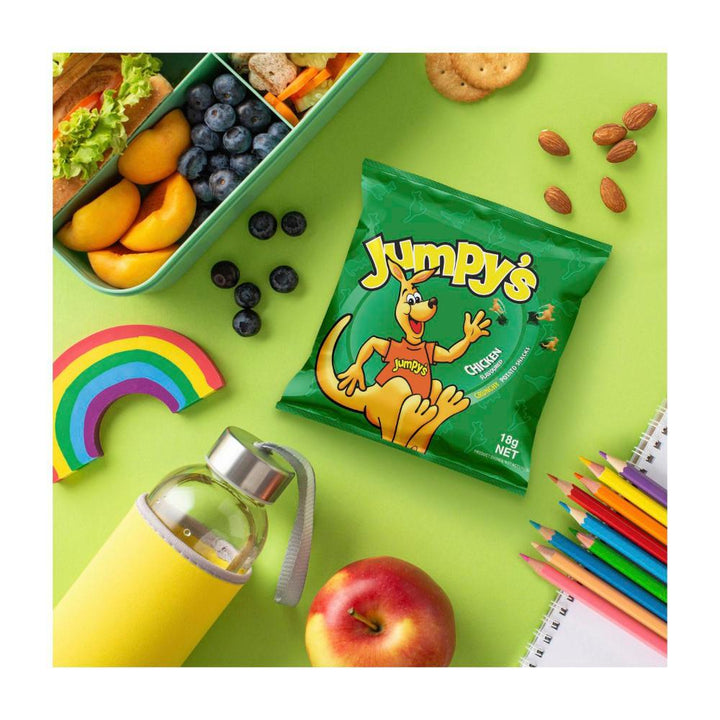Jumpy's Chicken Potato Chips Multipack School Snacks 5 Pack | 90g – Ozways