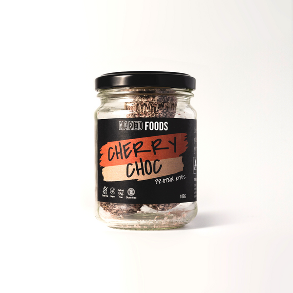 Naked Foods 櫻桃巧克力蛋白球 罐裝