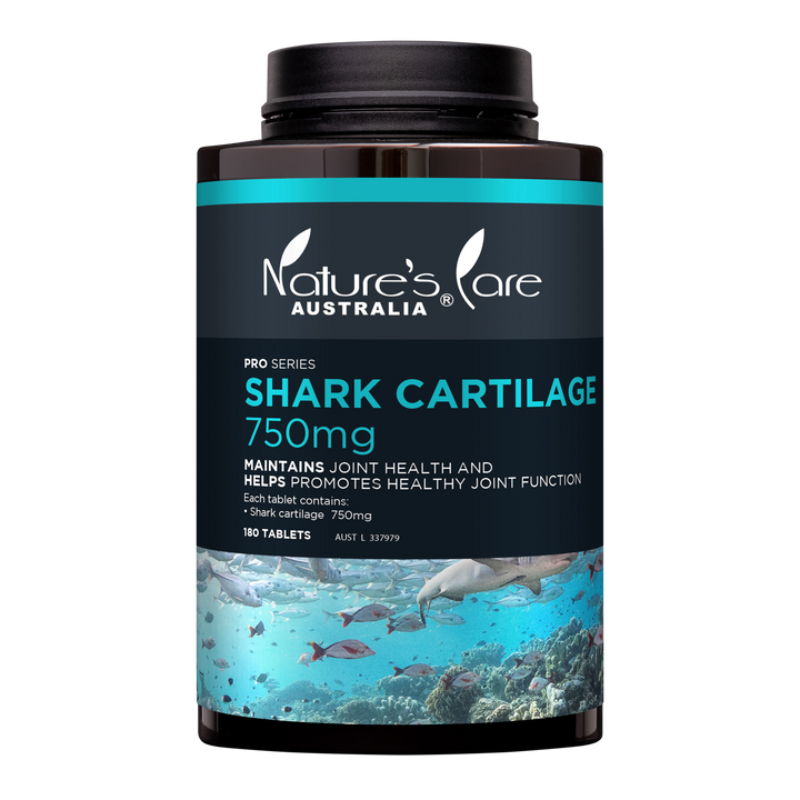 Cartilege Supplement Nature's Care Shark Cartilage 750mg 180 Tablets – Ozways
